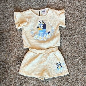 Kids Cream Bluey Set